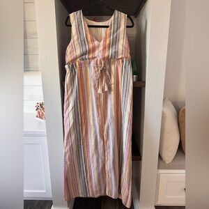 Bohme Multicolor Striped Maxi Dress